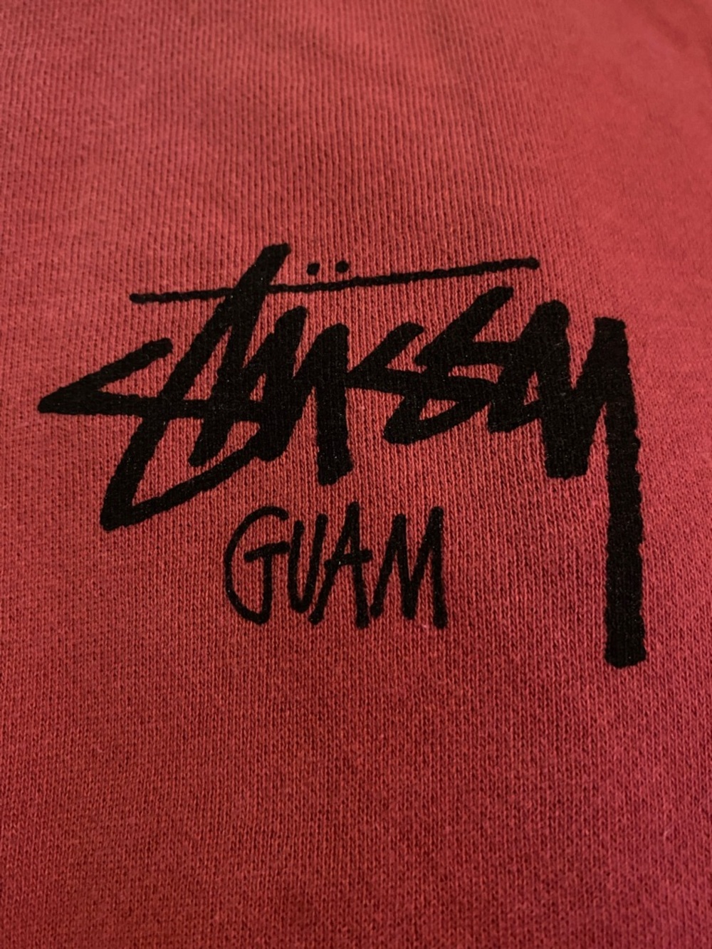 🆕 STUSSY full zip hoodie GUAM CHAPTER stüssy exclusive Medium 🇬🇺 - Picture 7 of 15